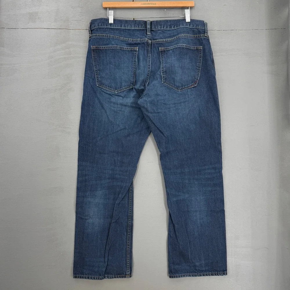 Banana Republic Vintage Straight Jeans Blue Denim Pants 36 x 30